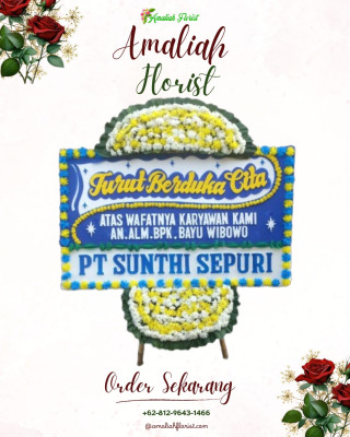 Papan Bunga Duka di Janah Jari