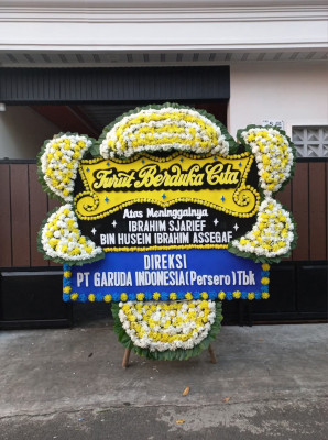 Papan Bunga Duka di Janah Jari