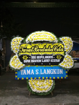 Papan Bunga Duka di Janah Jari