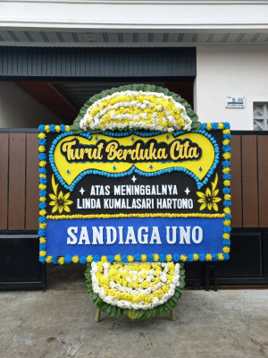 Papan Bunga Duka di Janah Jari